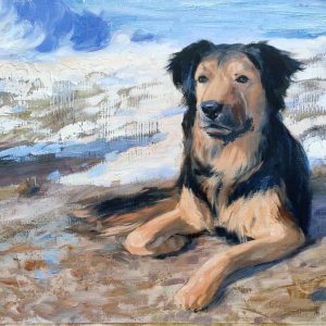 Un retrato del perrito