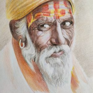 Un retrato de hindú